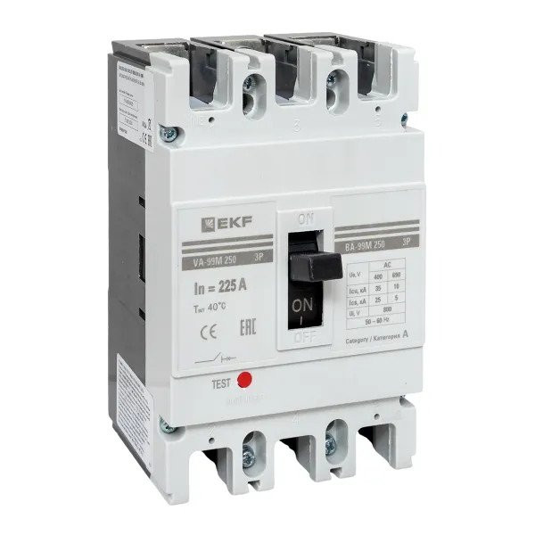 ВА-99М 250/225А 3P 35кА (mccb99-250-225m) Автоматический выключатель в литом корпусе