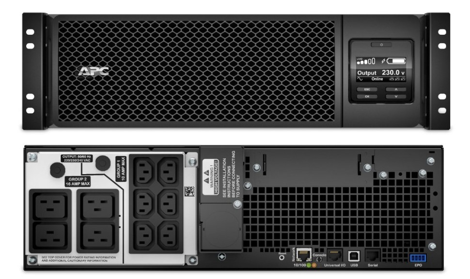 SRT5KRMXLI APC Smart-UPS SRT 5000 ВА RM Источник бесперебойного питания