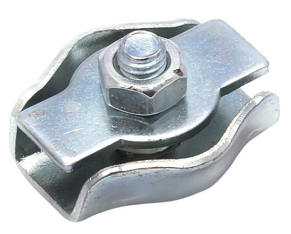 Зажим троса стальной D6мм Simplex (PR08.4030) Зажим для троса