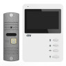 CTV-DP1400N (белый + серебро) Комплект видеодомофона