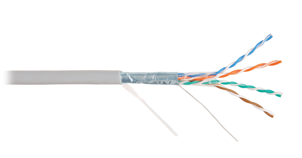 F/UTP 4pair, Cat5e, Solid, In, нг(А)-LSLTx (NMC 4200L-IY) Кабель «витая пара» (LAN) для структурированных систем связи