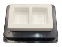 Коробка под заливку для люка на 8 модулей (4 розетки) (83054) Коробка под заливку