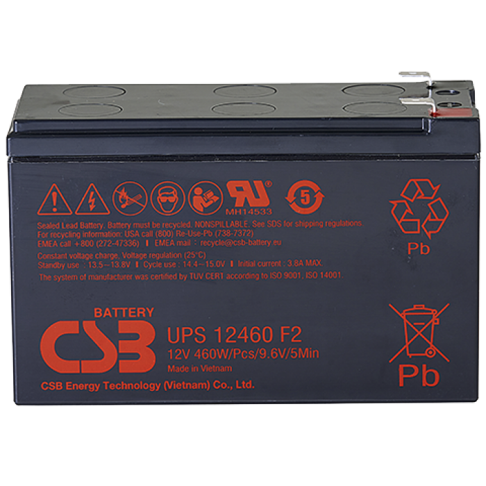 CSB UPS 12460 Аккумулятор герметичный свинцово-кислотный