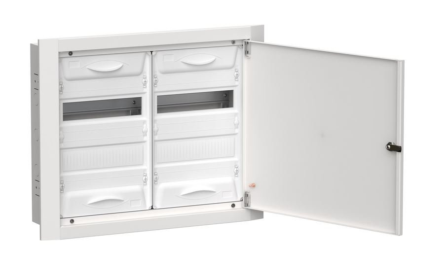 Корпус металлический встраиваемый TITAN 5 ЩРв-48 (2х24) 505х625х130 IP31 одна дверь белый (TI5-50-V-2х024-31) Корпус металлический