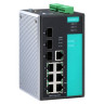EDS-510A-3SFP Управляемый коммутатор 7х10/100BaseTX, 3 x Gigabit SFP (оптика)