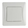 Переключатель одноклавишный, белый (201103) Переключатель
