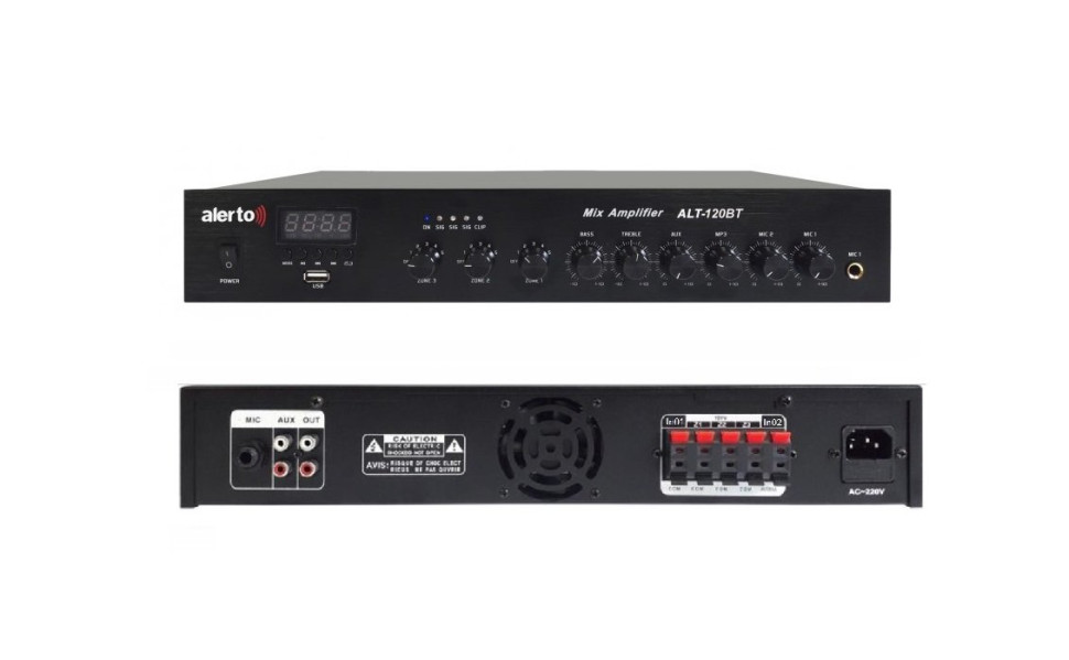 ALT-120BT/FAM Микшер-усилитель