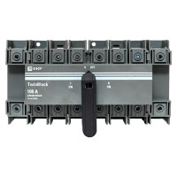 Рубильник 100A 4P реверсивный с рукояткой для прямой установки TwinBlock (tb-s-100-4p-rev) Рубильник