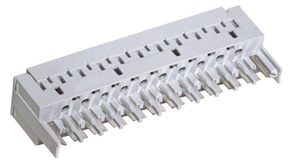 Магазин защиты 10 пар 2/10, для 3-х полюсных разрядников, неоснащенный ПВТ (120905-00124) Магазин защиты 10 пар