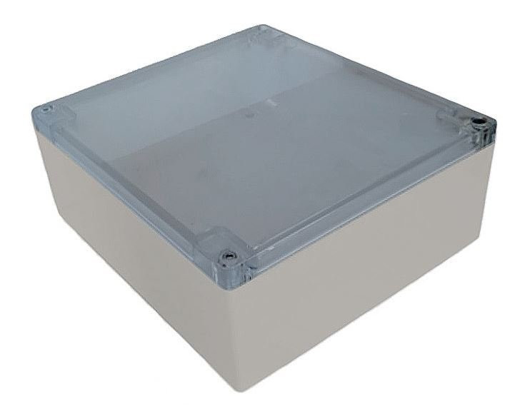 Корпус пластиковый "Аякс" 250х230х100, IP65/IP66 с прозрачной крышкой (абс-пластик) Корпус пластиковый