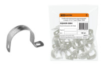 Скоба металлическая однолапковая D16-17мм (100 шт) TDM (SQ0409-0004) Скоба металлическая однолапковая