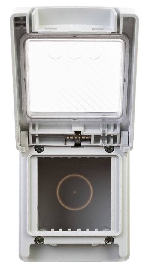 Коробка для настенного монтажа IP55 2 модуля Avanti серая (4403932) Коробка монтажная
