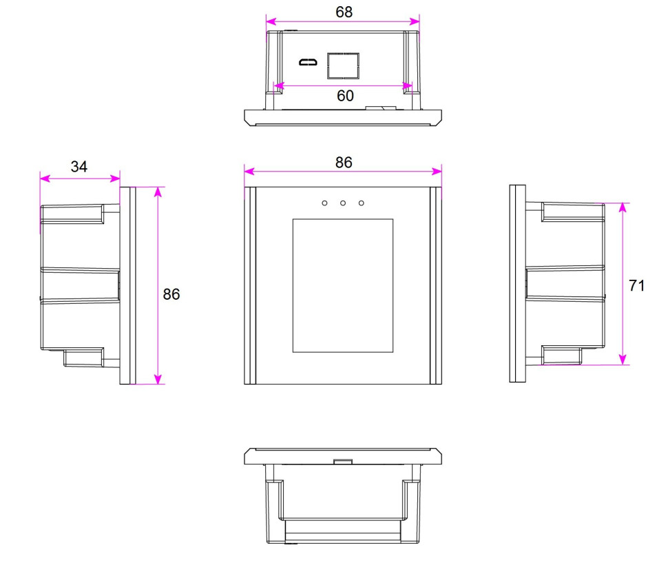 TS-RDR-QR Считыватель QR-кодов