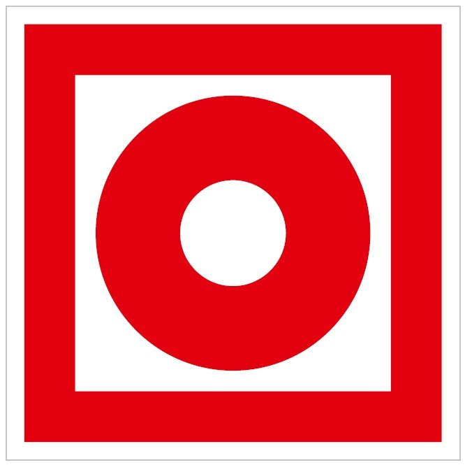 Пластик Фотолюм. (F-10) (200х200) Кнопка включения установок (200х200) Пластик фотолюм