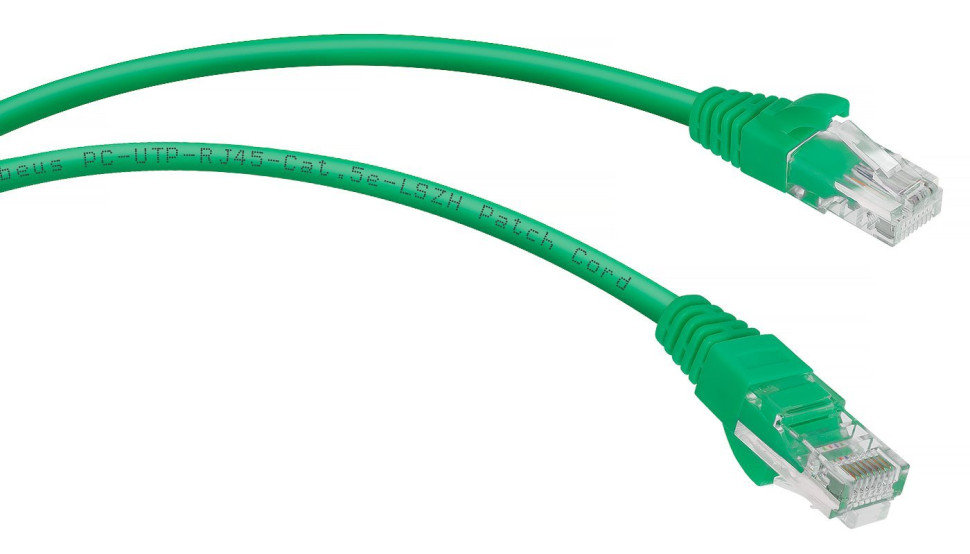 PC-UTP-RJ45-Cat.5e-3m-GN-LSZH (9508c), зелёный