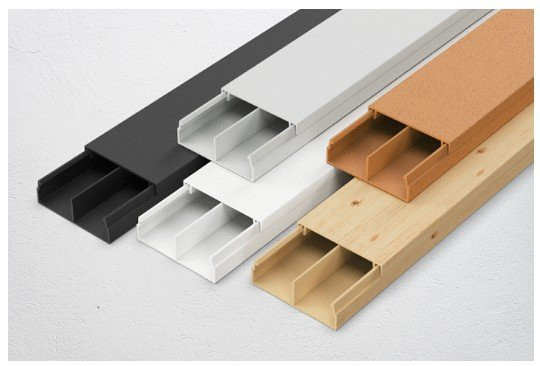 Кабель-канал 2-й замок 30х10 мм с перегородкой бук (Промрукав) (PR03.00432) Кабель-канал