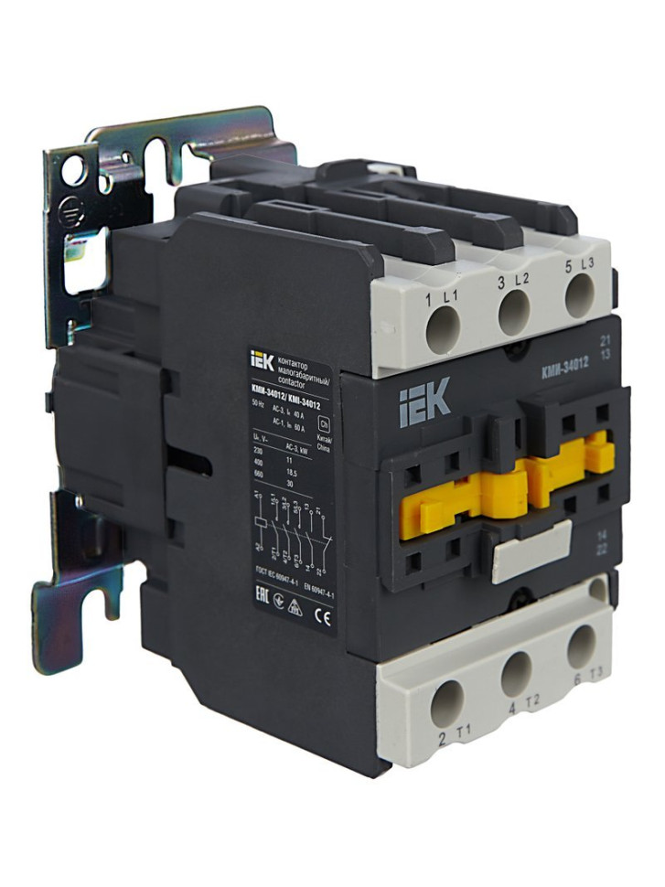Контактор КМИ-34012 40А 230В/АС3 1NO;1NC (KKM31-040-230-11) Контактор