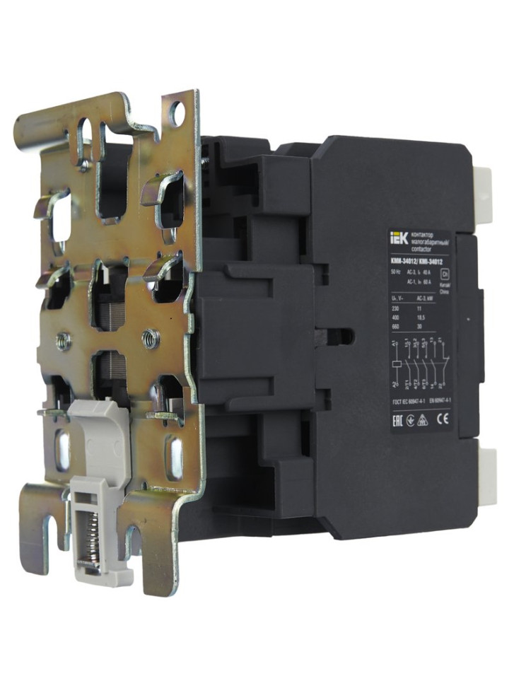 Контактор КМИ-34012 40А 230В/АС3 1NO;1NC (KKM31-040-230-11) Контактор