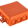 Коробка JBL085 85х85х38, 12 вых., 4P (0,15...6мм²) (43755HF) Коробка монтажная, огнестойкая, без галогена