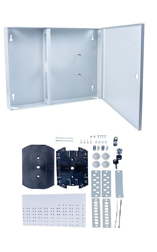 FO-WL-16-SC/2LC/FC/ST-FP-K (12302c) Бокс оптический настенный