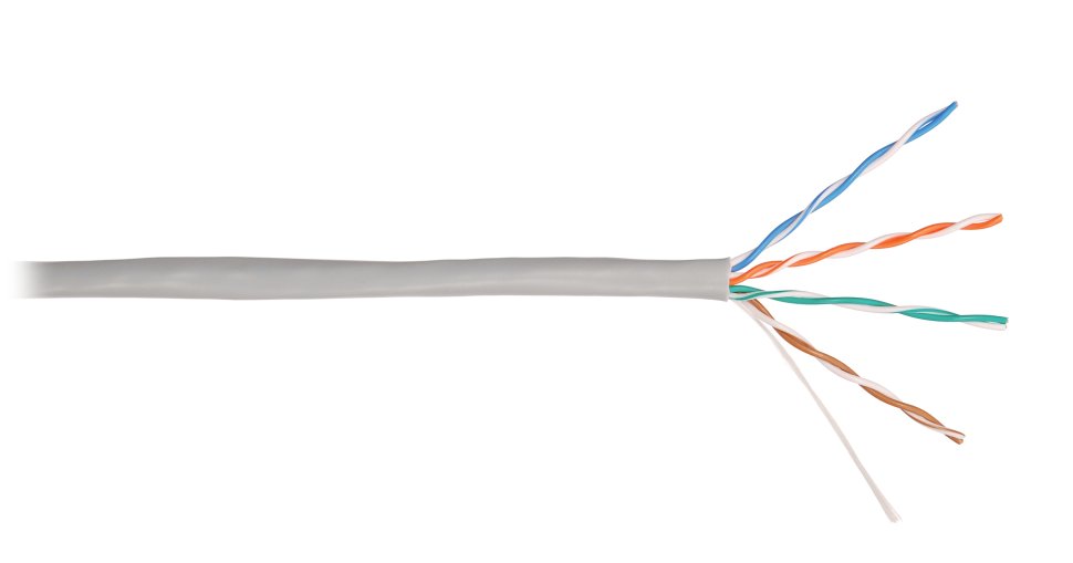 U/UTP 4pair, Cat5e, Solid, In, нг(А)-HF (NMC 4100C-GY) Кабель «витая пара» (LAN) для структурированных систем связи