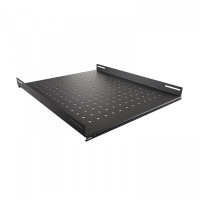 NTSS-FS-800-BL 1U нагр.:60кг. 19" 550мм черный Полка стационарная