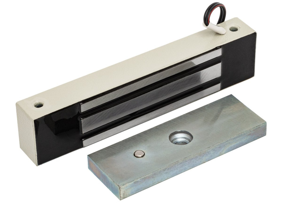 ML-180K с планкой (серый) Замок электромагнитный