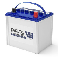 DELTA START MASTER 65 Ah EFB Asia Аккумулятор автомобильный герметичный свинцово-кислотный