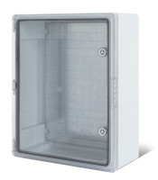 Корпус пластиковый ЩМПп с прозрачной дверцей и монтажной панелью 350х250х150мм, АБС, УХЛ1, IP65 REXANT (11-0411) Корпус пластиковый с монтажной платой