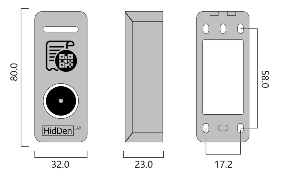 QR-C-3(серебро) Контроллер доступа по кассовому чеку