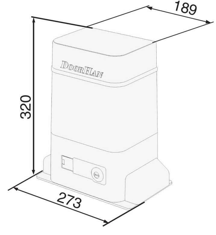 DoorHan SLIDING-1300PRO Привод для откатных ворот