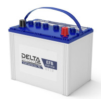 DELTA START MASTER 75 Ah EFB Asia Аккумулятор автомобильный герметичный свинцово-кислотный