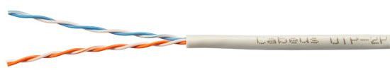 UTP-2P-Cat.5e-SOLID-LSZH-GY-500 (11213c) Кабель «витая пара» (LAN) для структурированных систем связи