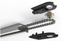 LGR-3600C Рейка приводная цельная с цепью