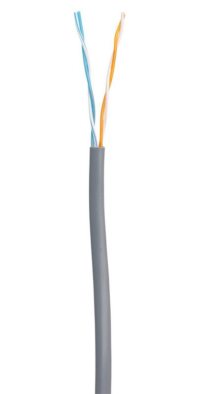 U/UTP 2pair, Cat5, In, PVC (EC-UU002-5-PVC-GY-1) Кабель «витая пара» (LAN) для структурированных систем связи