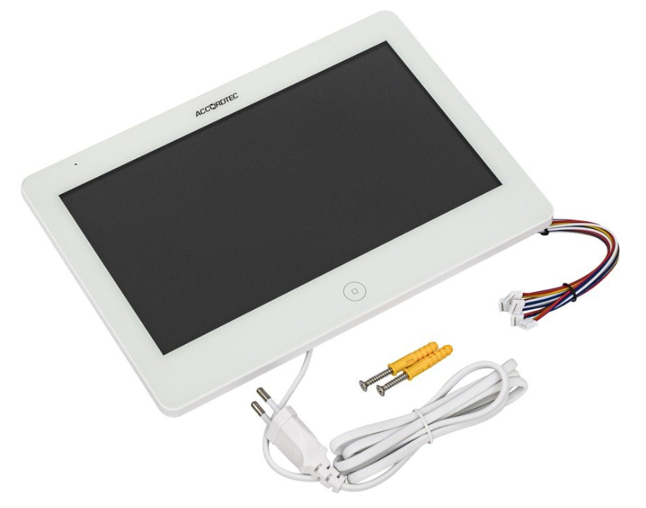 AT-VDA101C/SD WH Монитор домофона цветной с функцией «свободные руки»