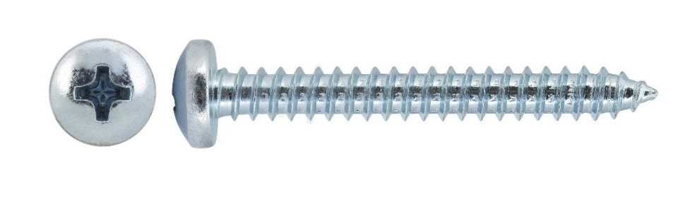 Саморезы 5,5x38 прессшайба (100шт) (47405-100) Саморезы стальной оцинкованный