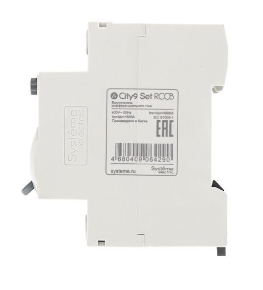 City9 Set ВДТ 4P 25А 30мА Тип-A 400В (C9R68425) Выключатель дифференциального тока (УЗО)