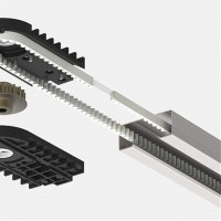 LGR-3300B Рейка приводная цельная с зубчатым ремнем