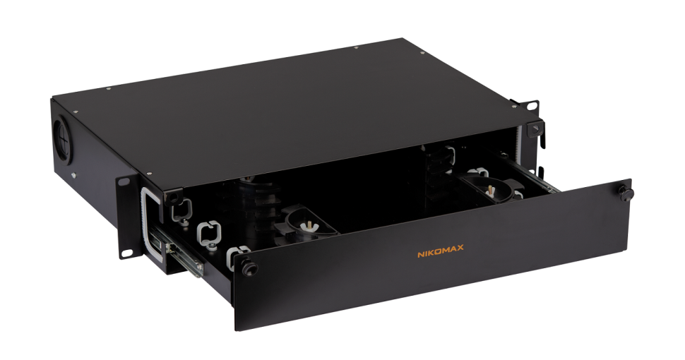 NMC-OKFP-SL-2U-BK Кабельный органайзер 19"