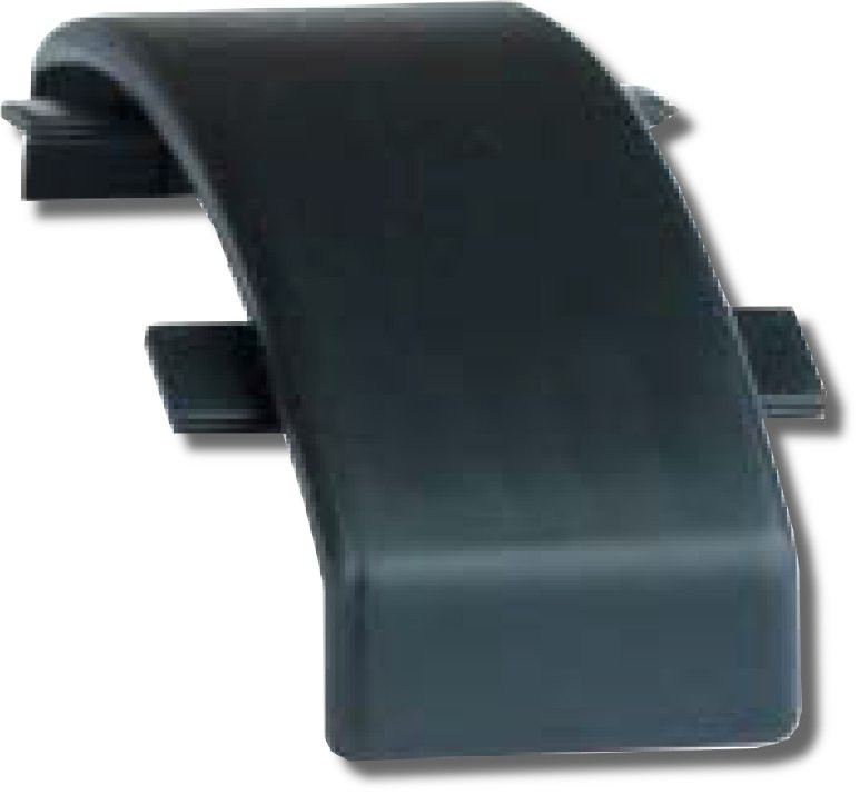 Соединитель 75х17 GSP A, чёрный (01344) Соединитель для напольного канала