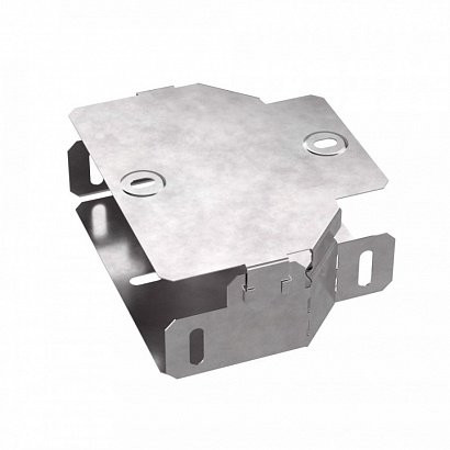 Переходник симметричный с крышкой Стандарт 200х100х100 (0,8мм) (PR16.0475) (Промрукав) Переходник