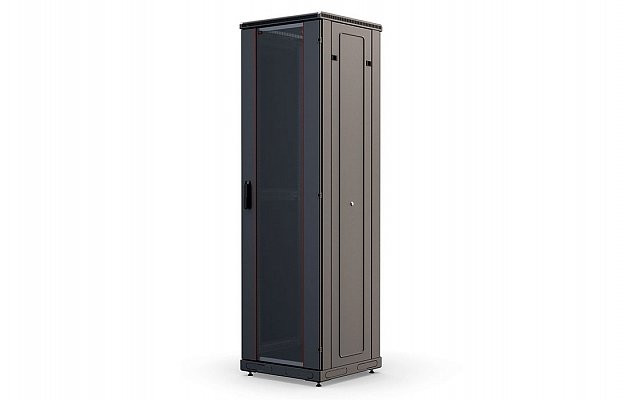 ШТ-НП-М-42U-600-800-С-Ч (130411-01049) Шкаф телекоммуникационный 19" напольный 42U