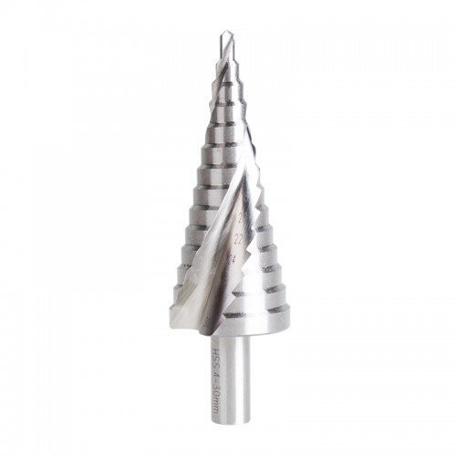 Сверло по металлу ступенчатое ТИТАН 4,0-30,0 мм 98 mm 65 HRC Р6М5 TiN Kranz (KR-12-6612) Сверло по металлу шлифованное
