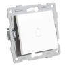 Выключатель самовозвратный звонкового тип, белый (201106) Выключатель