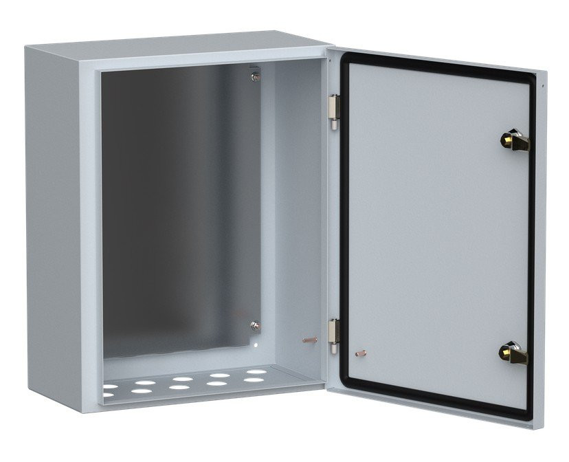 Корпус металлический ЩМП-2-0 500х400х220 У2 IP54 с монтажной платой (YKM40-02-54) Корпус металлический с монтажной платой