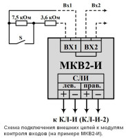 МКВ2-И Модуль контроля входов
