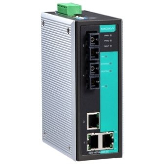 EDS-405A-SS-SC Коммутатор 3х10/100BaseTX, 2х100BaseFX (одномодовое оптоволокно)