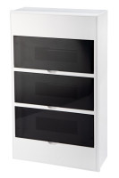 Бокс пластиковый ЩРН-П-36 IP41 белый, навесной, черная прозрачная дверь. KRANZ (KR-11-0336) Корпус пластиковый