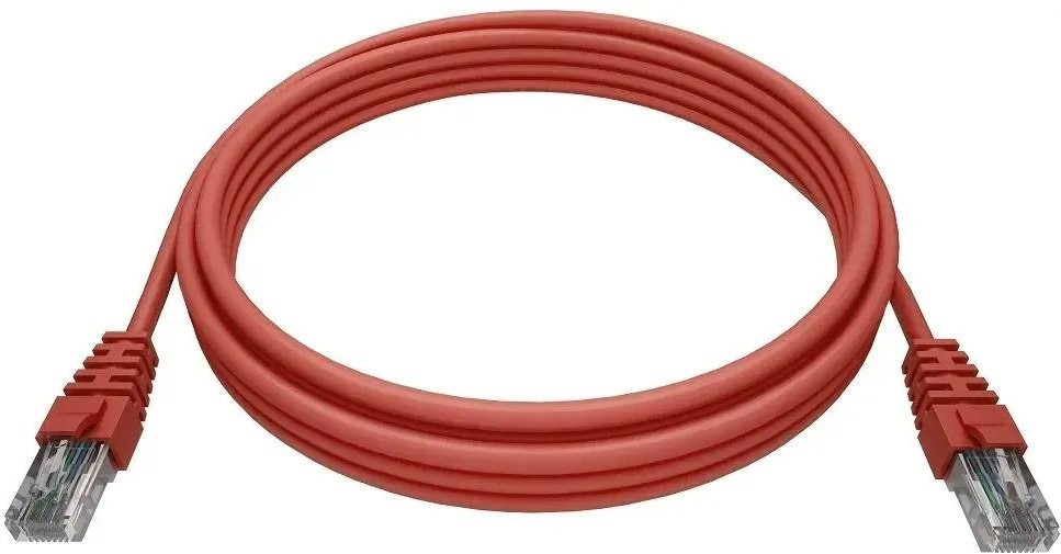 NTSS-PC-UTP-RJ45-5e-0.15-LSZH-RD UTP RJ-45 кат.5E 0.15м красный Патч-корд медный